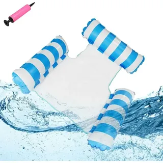 Aufblasbare Poolmatratze, Aufblasbare Wasserhängematte, 4-in-1-poolspielzeug, Wasserhängematte Für Erwachsene, Aufblasbarer Pool, Faltbar