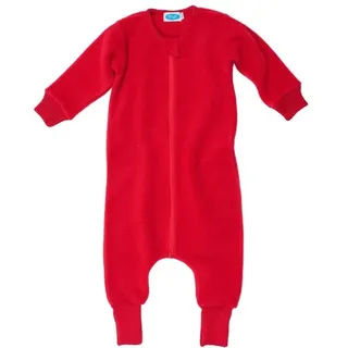 Reiff - Kid's Fleeceschlafsack mit Bein und Arm - Kinderschlafsack Gr 86/92 rot