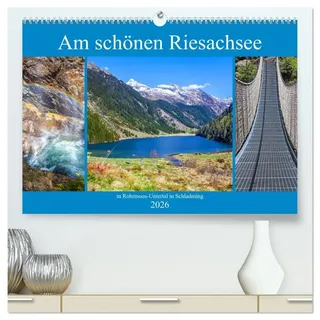 Calvendo Am schönen Riesachsee (hochwertiger Premium Wandkalender 2026 DIN A2 quer), Kunstdruck in Hochglanz