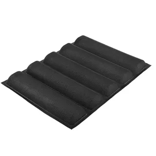 5er Set Silikon Baguetteblech, Französische Brotbackform Wiederverwendbar Antihaft Für Brotbacken