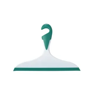 WENKO Loano Duschabzieher, mit Haken 22913100 , Farbe: Grün