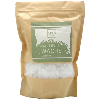 UNUS Kerzenwachs 500g Wachsgranulat Paraffinwachs Kerzen-Wachs für Beton-Kerzen Nachfüllgranulat für Outdoor-Tischfeuer