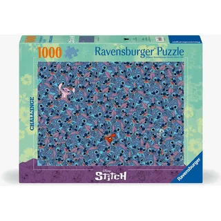 Ravensburger Erwachsenenpuzzle 1000 Teile - Disney Stitch Challenge