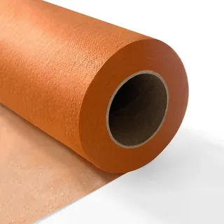 Longing Home Tischläufer, Tischband, 0.3 × 100M, Orange, Einweg Vlies Stoffähnlich Tischdecke Rolle, Hochzeit, Geburtstag, Party, Dekoration