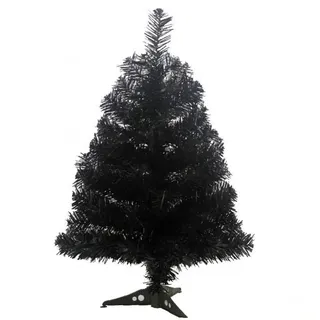 Casiler 60 cm Künstliche Weihnachtsbaum, Kunststoffständer Halter Base Kleiner Weihnachts-Home-Party-dezort (schwarz)