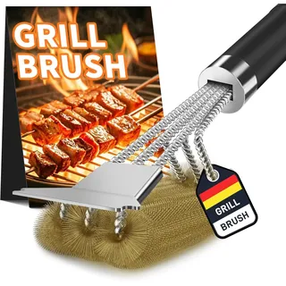Grillbürste Messing, TNTOR Grill Messingbürste Mit Langer Borsten, Edelstahl Spa