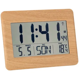 TFA Funkwanduhr 60,4519  braun