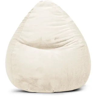 Magma Heimtex "Beanbag SOFTY XXL", beige (natur), B:130cm, Bezug: 100% Polyester, Sitzsäcke, Sitzsack