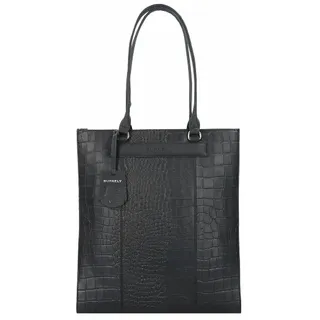 Burkely Casual Cayla Shopper Tasche Leder 33 cm Laptopfach black