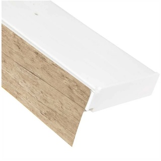 Gardinenstange, Bestlivings, 2-läufig, Fixmaß, mit Bohren, verschraubt, Kunststoff, Gardinenschiene + Blende, 1-3 lauf, versch. Längen/ Designs braun 270 cm