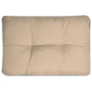 Beautissu Rückenkissen 50 x 40 x 12 cm beige 1 St.