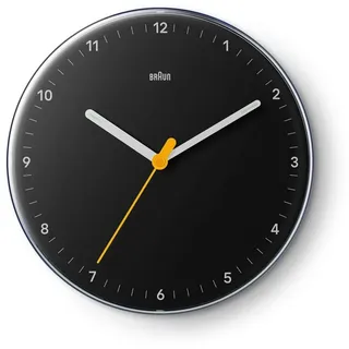 Braun Quarz-Wanduhr 23 cm BC 26 B schwarz