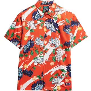 Superdry Herren Vintage Hawaiian S/S Shirt Hemd - XXL