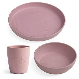 Sebra Kindergeschirr-Set Geschirr-Set MUMS Blossom Pink (3-teilig)