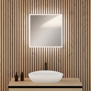 rivea Kanya Lichtspiegel B: 60 cm, mit umlaufender Beleuchtung, direkt + indirekt, BR2020MI,