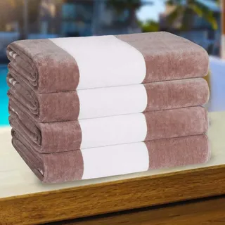 Superior Gestreifte Baumwoll-Strandtücher, Bunte Handtücher für Erwachsene, Kinder, Pool, Schwimmen, Sand, Reisen, groß, übergroß, saugfähig, schnell trocknend, Badgrundlagen