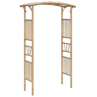 vidaXL Rosenbogen Bambus 118 x 40 x 187 cm Braun