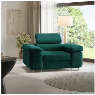 Masseno Sessel Masseno Polstersessel CALVO M, Loungesessel ergonomisch grün