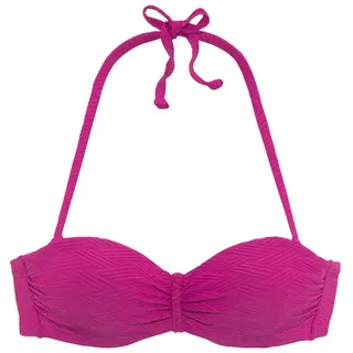 SUNSEEKER Bügel-Bandeau-Bikini-Top Damen pink Gr.38 Cup B