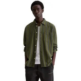 Marc O'Polo Langarmhemd mit mehrfarbigen Streifen grün L