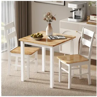 Homcom Esszimmerstuhl Holz beige 2er Set