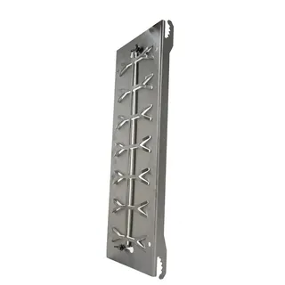 Czaja Räucherbrett 18 x 55 cm Edelstahl silber