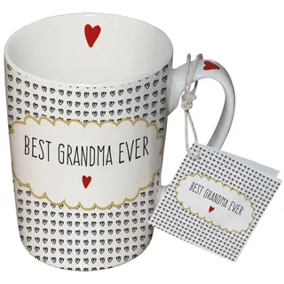PPD Porzellan Henkelbecher Tasse 0,25L (Best Grandma)