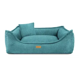 Denzoo Milano Türkis Orthopädisches Bett „s“ 70x50 Laufstall-schlafsofa