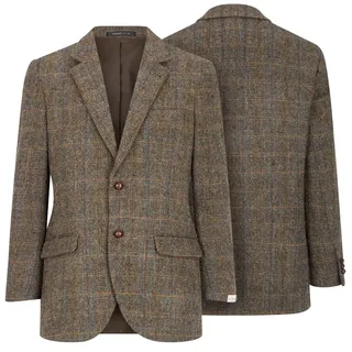 Walker & Hawkes - Herren Country-Blazer - Klassische Jacke - Harris-Tweed - Tartanmuster - 60