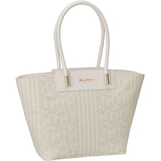 Tommy Hilfiger New Tommy Tote Canvas Monogram PF22  in Natural Canvas (10.4 Liter), Shopper