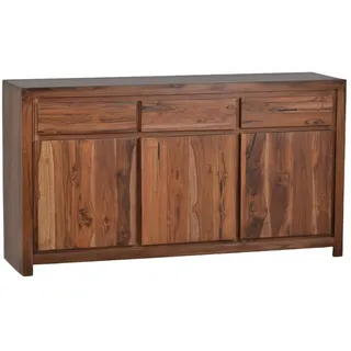 Sideboard Maharaja 165x90x45 cm Modern Massivholz Teak Braun