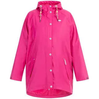 Schmuddelwedda Damen Plus Size Regenmantel, Pink-280, 42/44 - 42-44