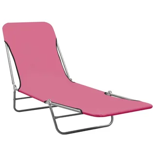 vidaXL Gartenliegen-Set 68 x 61 x 24 cm Rosa