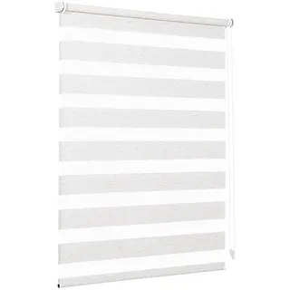 Sekey Doppelrollo 70 x 210 cm Leinen/weiß