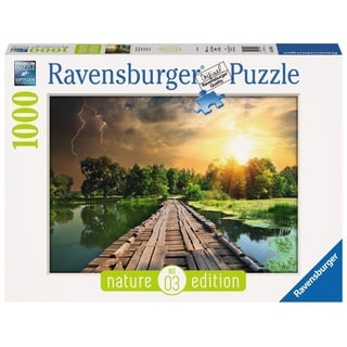Ravensburger Puzzle Mystisches Licht 1000 Teile Nature Edition Puzzle, Puzzleteile bunt