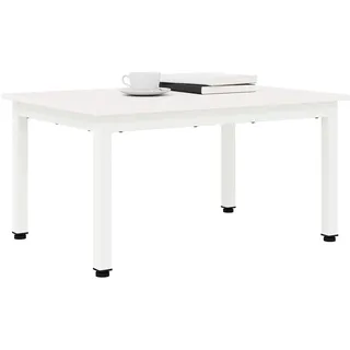 vidaXL Couchtisch Weiß 60 x 50 x 36 cm Massives Kiefernholz