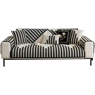 GUOYUYU Sofahusse 70 x 70 cm Sofabezug 1 2 3 4 Sitzer, Sofabezug Ecksofa L Form Sofa Überzug, Mehrere Größe, für Alle Sofas, Schwarz