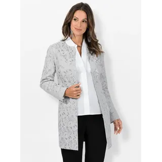 Witt Blusenblazer Longblazer grau 40