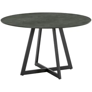 Niehoff Garden Gartentisch, Anthrazit, Graphit, Metall, rund, eckig, X-Form, 121x74x121 cm, wetterbeständig, wetterfest, Gartenmöbel, Gartentische, Gartentische