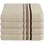 Handtuch 4 x 50 x 100 cm beige