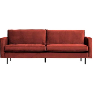 Sofa Rodeo Classic 2,5 Sitzer Samt, Rot