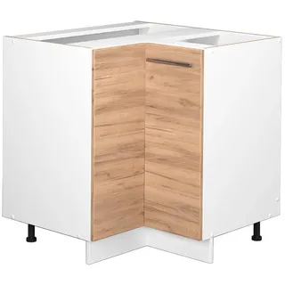Vicco Eckunterschrank Fame-Line 80,5 x 52 x 81,5 cm Weiß