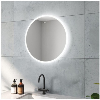 AQUABATOS Spiegel LED Bad Spiegel rund Touch Badezimmerspiegel mit Beleuchtung Ø 60 cm