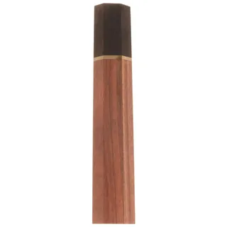 Housoutil Japanischer Messergriff Wa Griff Ersatz aus Braunem Blut Sandelholz Achteckiger Holzgriff 13x6x100mm für Nakiri Santoku Gyuto Küchenmesser Messergriffzubehör für Sashimi