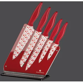 Zassenhaus Messerblock Acryl bestückt rot