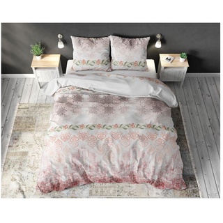 Bettwäsche Andrea Bettbezug Baumwolle - Rosa- Bettbezug & Kissenbezüge, Sitheim-Europe, Baumwolle, Weich, geschmeidig und wärmeregulierend rosa 1 St. x 200 cm x 220 cm