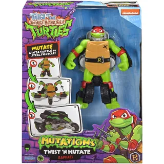 Teenage Mutant Ninja Tales Turtles Twist N Mutate Raphael Actionfigur, Mehrfarbig