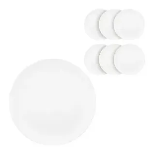 BAUSCHER Teller SMART STRIPES coup weiß Ø 26,0 cm, 6 St.