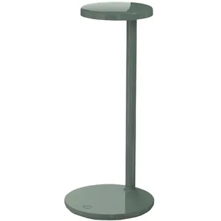 Flos LED Tischlampe Oblique Salbei by Vincent Van Duysen, 8W, Innenbereich, 15,5x 35cm, 09.8300.DV