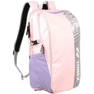YONEX Club Rucksack 52512 – Badminton-, Tennis- und Sportrucksack | Mit Schläger-, Haupt- & Schuhfach | Seitentasche für Wasserflasche | In Mehreren Farben (Pink)